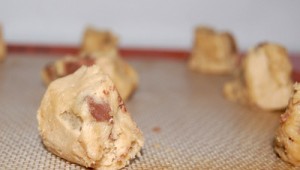 Cookie dough prior to baking