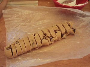 Cookie dough log