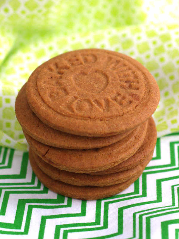 Pile de spéculoos maison