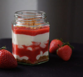 Verrines fraises spéculoos