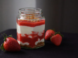 Verrines fraises spéculoos