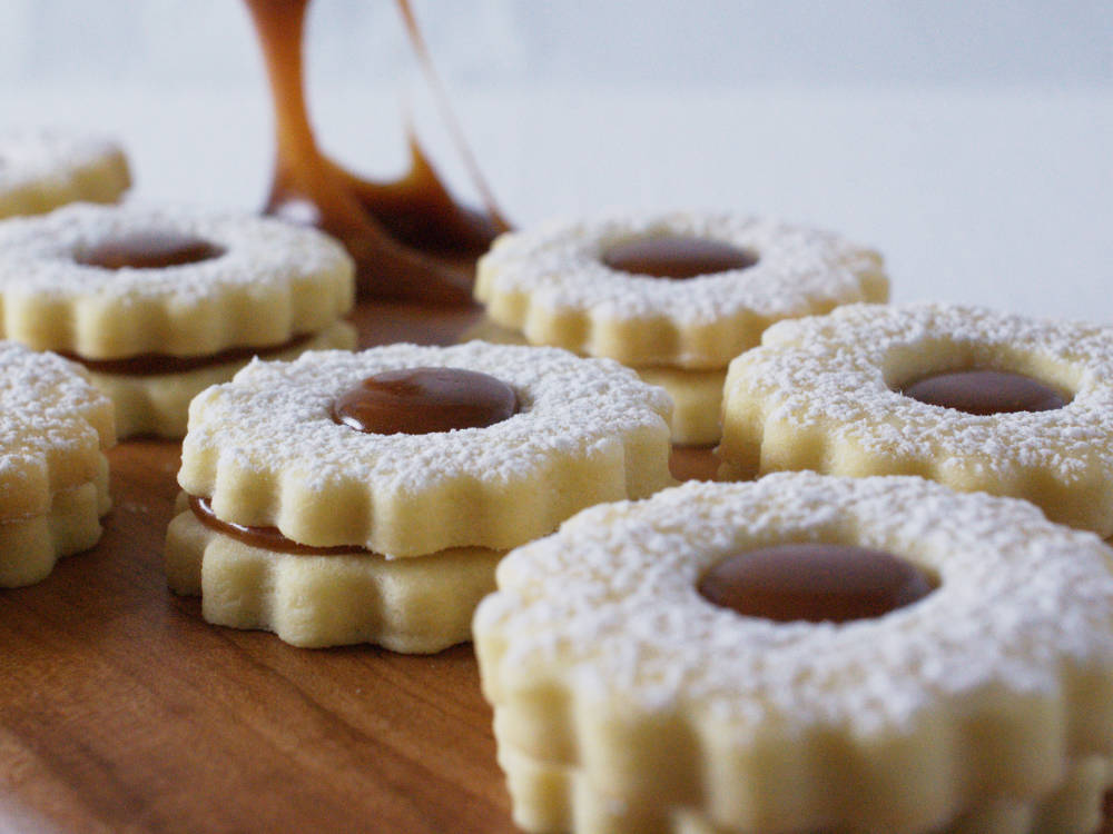 salted caramel biscuits