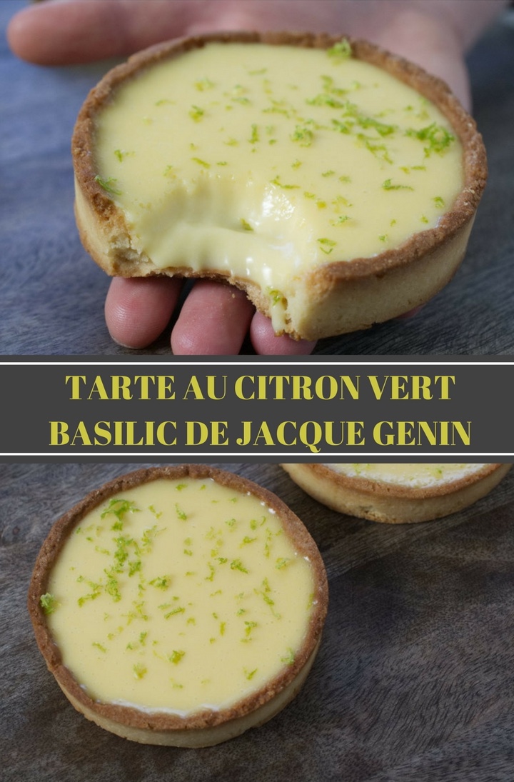 L Irr Sistible Tarte Au Citron Vert Basilic De Jacques Genin Nathalie Bakes